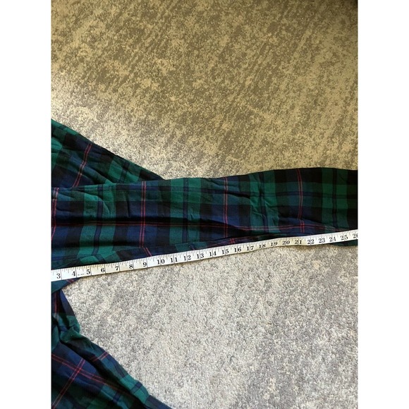 Men’s Old Navy Plaid Sweat Sleep Pajama Pants Size XXXL Green And Blue Q5 - Picture 5 of 7